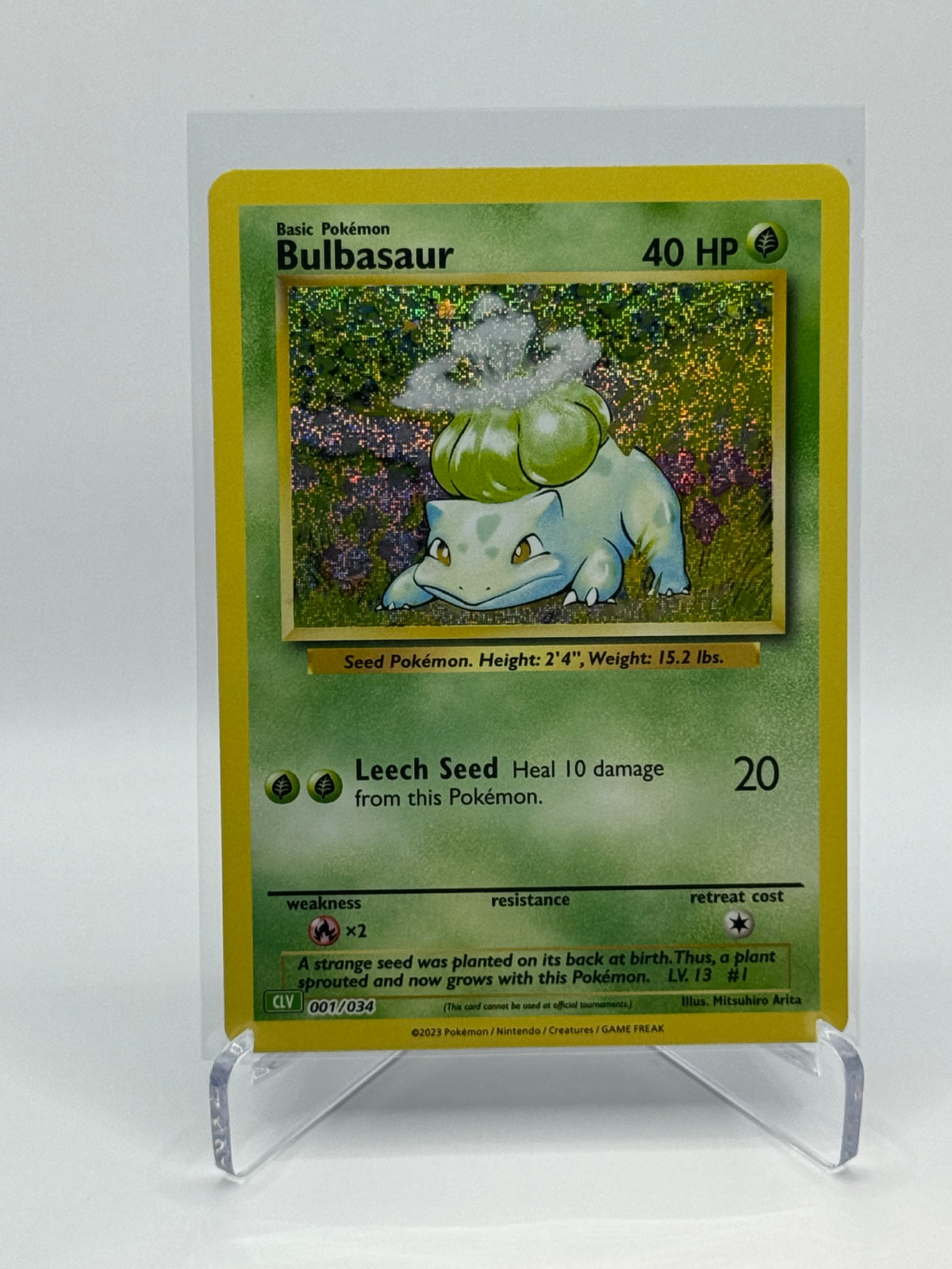 Bulbasaur Classic Holo