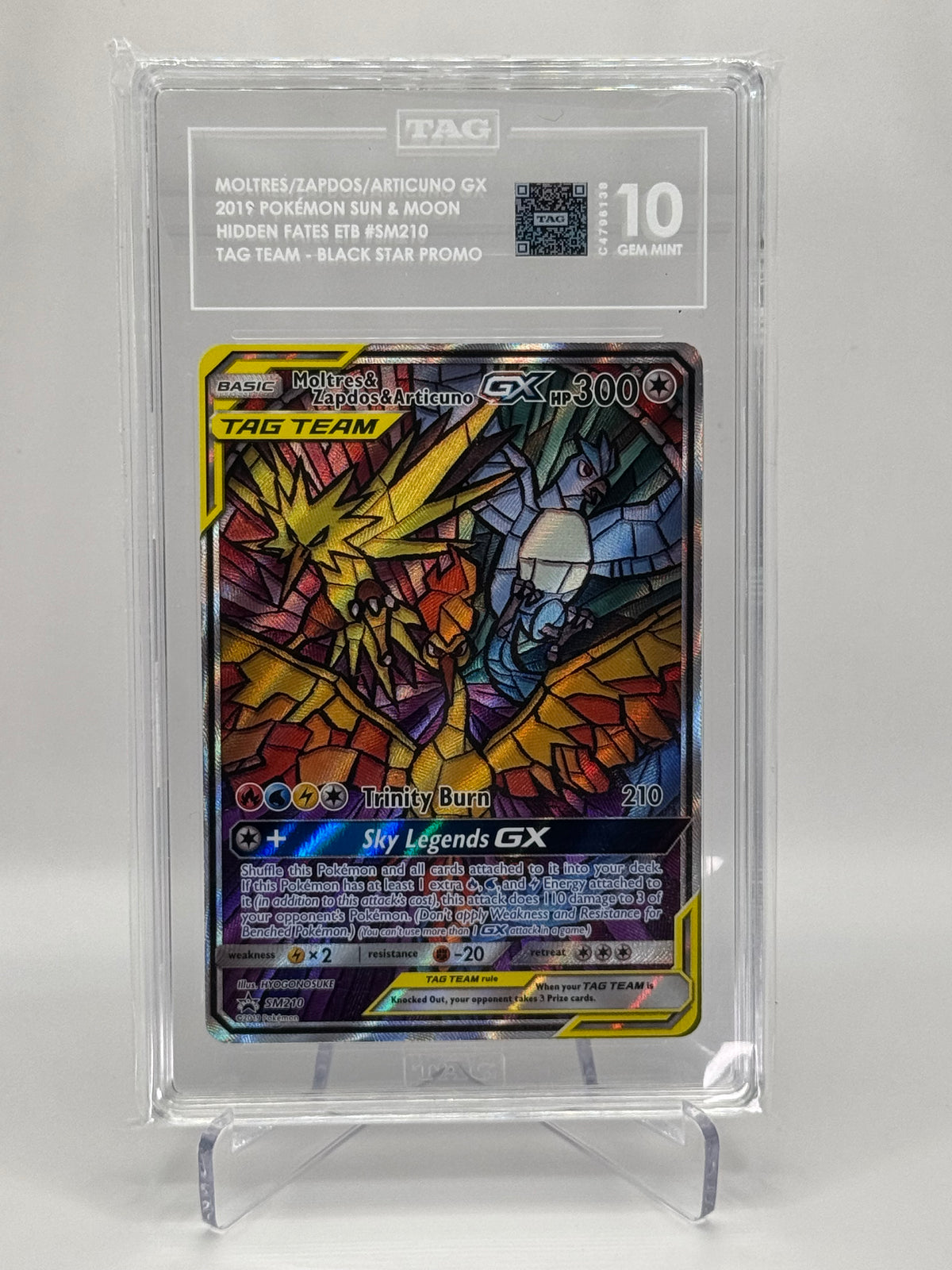 Moltres & Zapdos & Articuno GX Promo TAG10