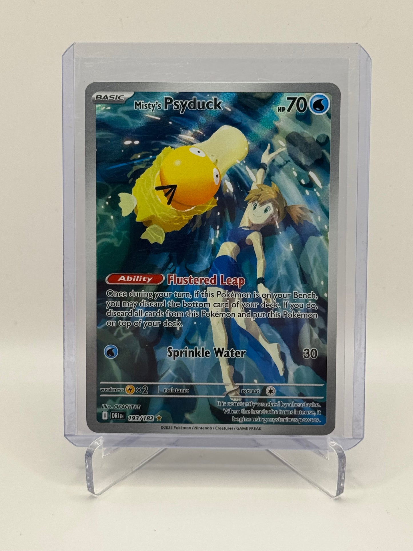Misty’s Psyduck Illustration Rare