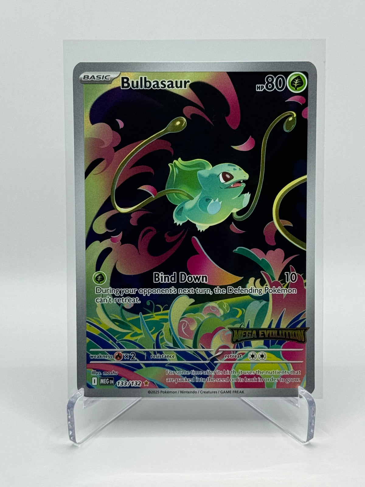 Bulbasaur Stamped Illustration Rare