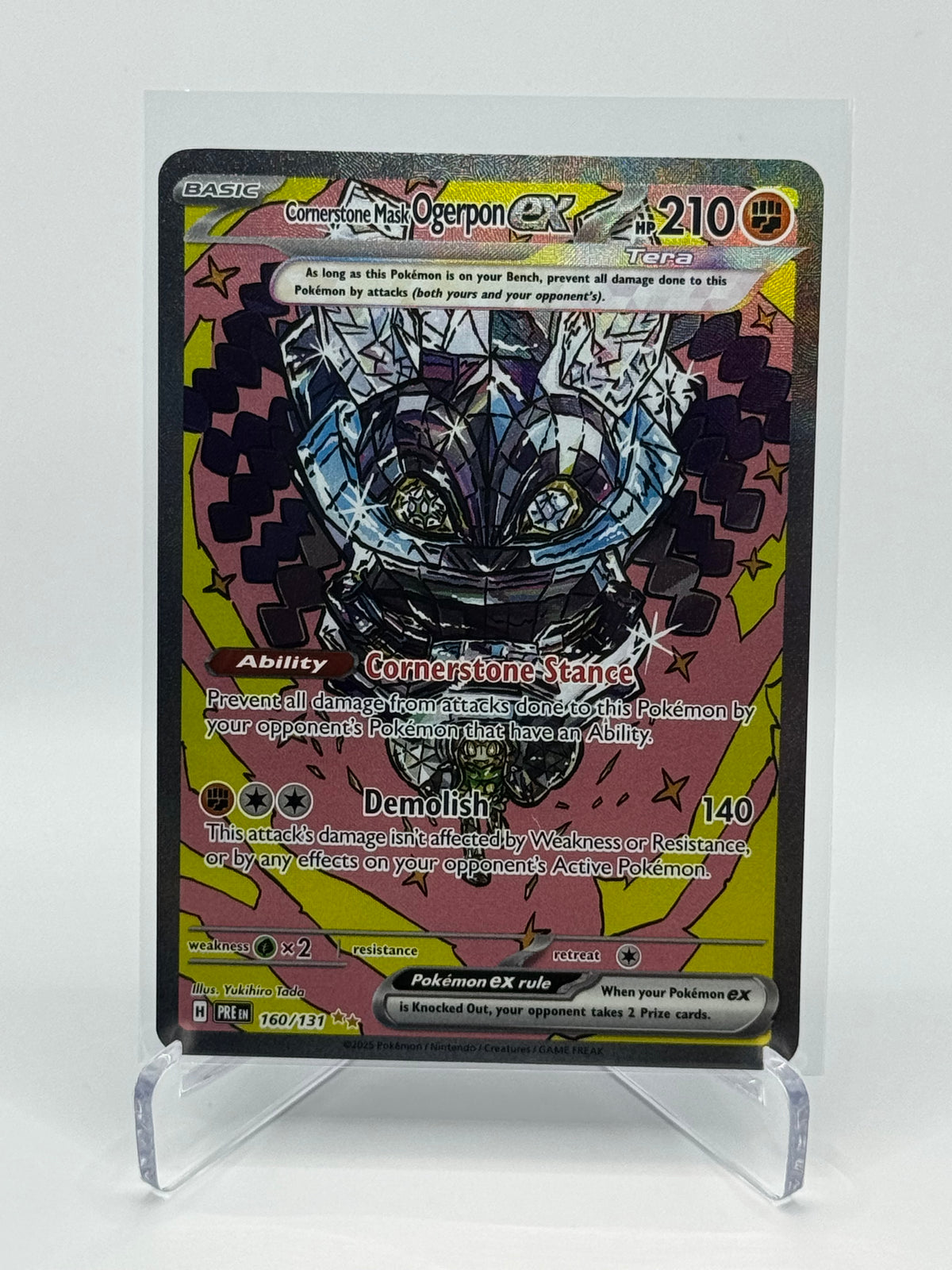 Cornerstone Mask Ogerpon ex Special Illustration Rare